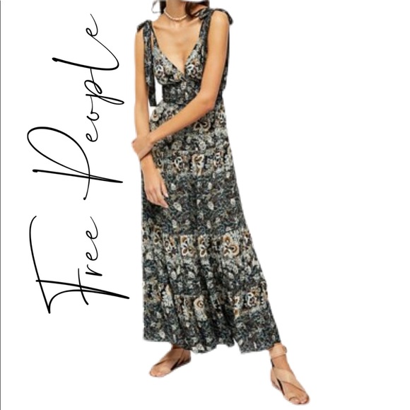 Free People Dresses & Skirts - Free People Let's Mock About It Maxi Dress